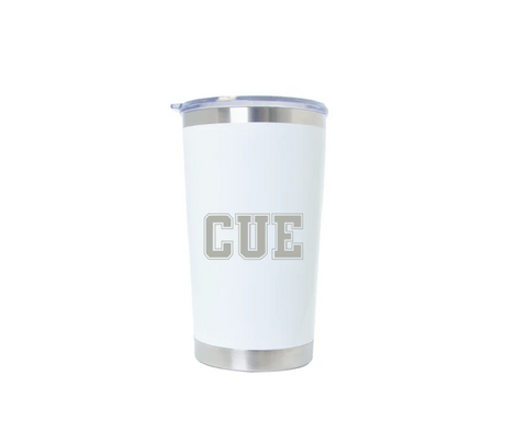 White CUE Tumbler