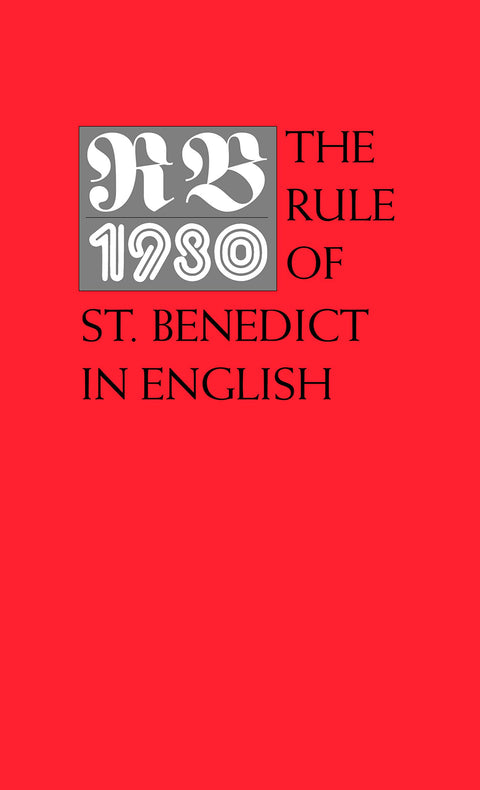 The Rule of St. Benedict in English