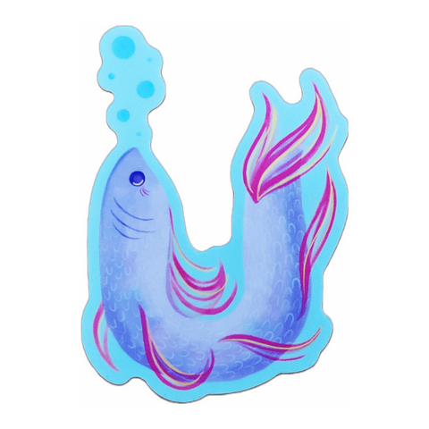 Fish 'U' Sticker