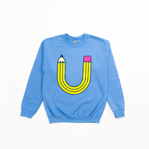 U 'Pencil' Crewneck Sweater